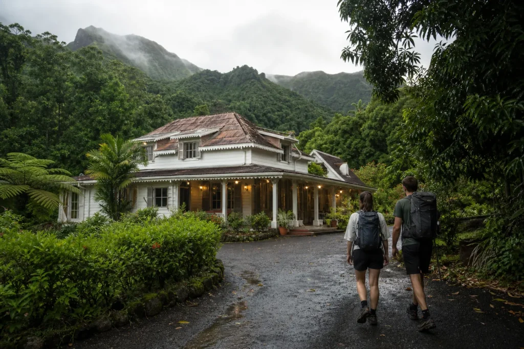Petit hôtel de caractère dans le nord de la Martinique