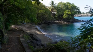 Petite plage de la Batelière à Schoelcher
