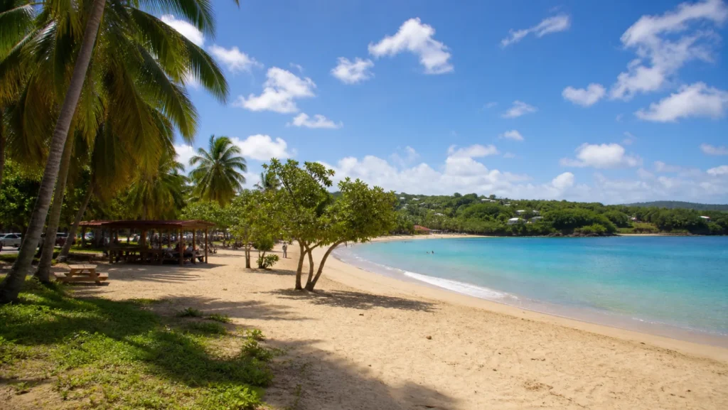 Plage de Corps de Garde à Sainte-Luce en Martinique