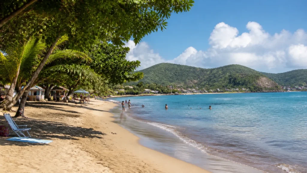 Plage de la Brèche à Tartane en Martinique